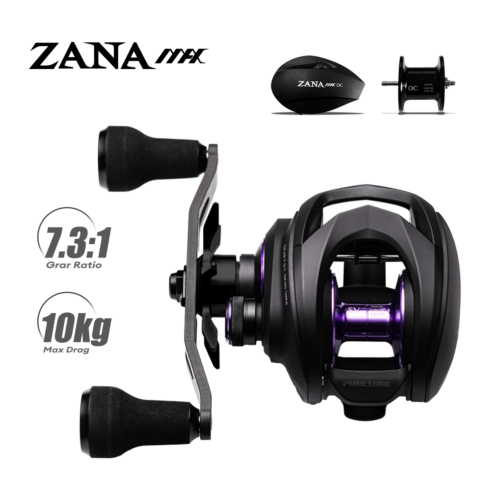 Daiwa Reel Bg - PURELURE ZANA MAX 10KG SV+DC Mulinello
