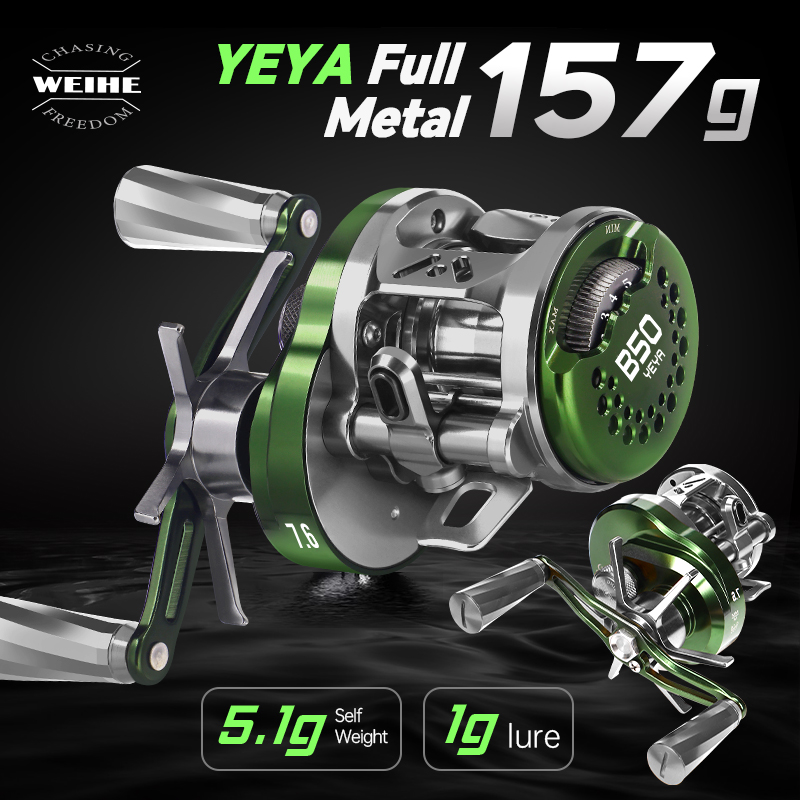 Trolling Reel - WEIHE 1 pz 156g Mulinello da